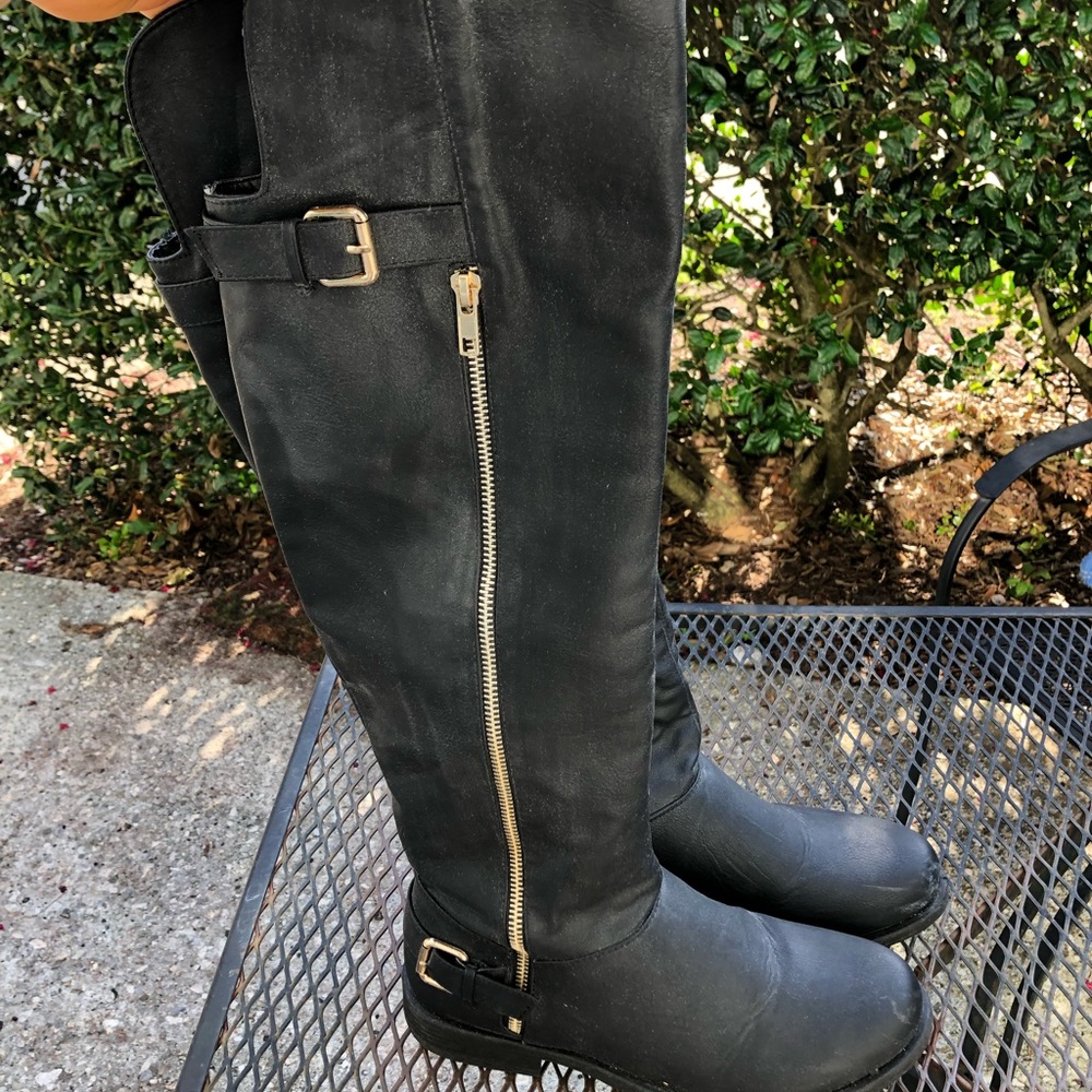 Black Wet Seal Tall Boots